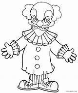 Clown Coloring Scary Clowns Getdrawings Ausdrucken Kostenlos Twisted Tekening Circus Cool2bkids Jester Malvorlagen sketch template