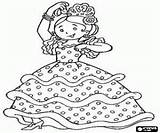 Coloring Pages Flamenco Dancers Spain Colouring Dance Kids Dancer Dibujos Dibujo Girl Thinking Drawing sketch template