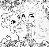 Enchantimals Coloring Monkey Merit Youloveit Malvorlagen Wenn Mal Nagelkunst Gratuit Xcolorings sketch template