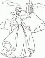 Cinderella 101coloring sketch template