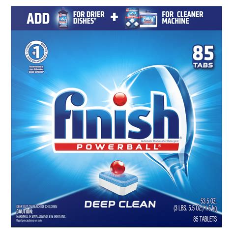 finish pacs dishwasher detergents fresh scent  ounce  count