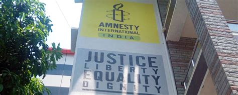 India Amnesty International Forced To Halt Work Government