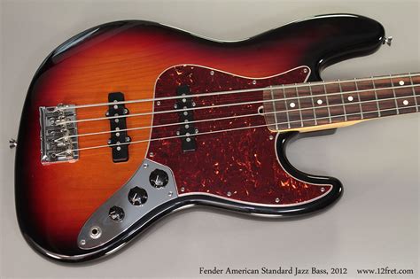 fender american standard jazz bass sold  twelfth fret