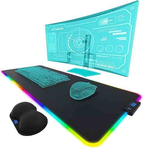 everlasting comfort large gaming mouse pad extra long desk pad