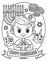 Coloring Hanukkah Pages Kids Hannukah Print David Star sketch template