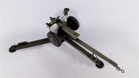 mm howitzer    model cgtrader