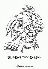Coloring Pages Dragon Eyes Blue Yu Gi Oh Cartoon Toon Color Head Eye Print Things Dragons Drawing Step Colouring Red sketch template