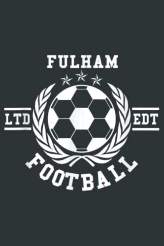 fulham football lined journal mint notebook 6x9 inch 120 pages by