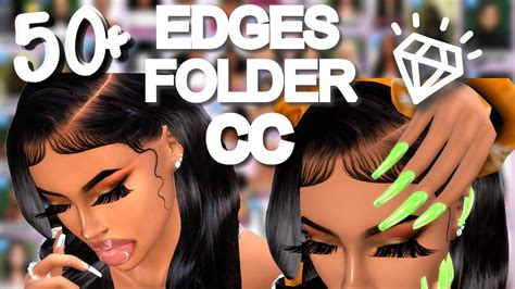 edgesbaby hairs cc folder  urban cc  sims  youtube