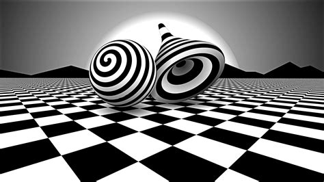 black and white optical illusion uhd 8k wallpaper pixelz cc