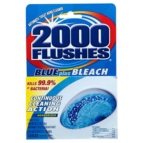 2000 flushes blue plus bleach automatic toilet bowl cleaner shop