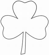 Clover Leaf Three Coloring Shamrock Clipart Pages Outline St Four Patrick Cliparts Clip Printable Drawing Print Color Large Kids March sketch template