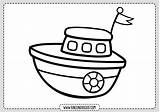 Barco Dibujos Barcos Dibujito Rincondibujos Juguete Coloringcrew sketch template