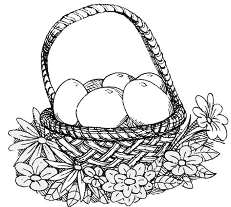 easter basket coloring page faithful provisions