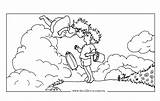 Ponyo Ghibli Falaise Arrietty Labyrinth Hayao Miyazaki Howl Supercoloriage Couleur Coloriages sketch template