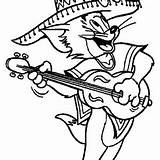 Mariachi Band Pages Coloring Getcolorings Cinco Getdrawings sketch template