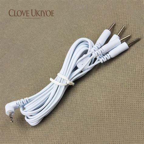 physiotherapy electric shock wire accessories adult erotic toys 4 pin cable for diy sex toys for