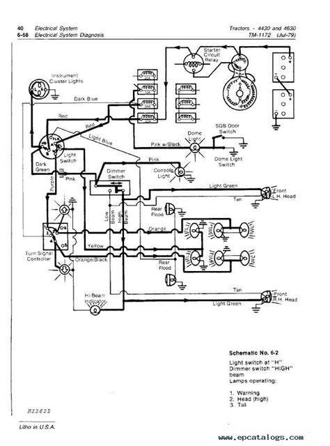 john deere  electrical diagram diagram techno