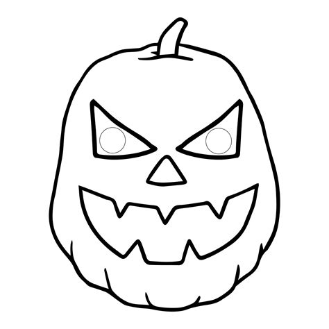 halloween mask printable coloring pages     printablee