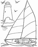 Coloring Pages Beach Summer Printable Kids Colouring Seaside Coloriage Boat Adults Adult Book Sail Fun Sailboat sketch template