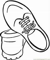 Coloring Shoes Pages Popular sketch template
