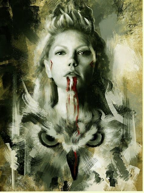 Vikings Queen Lagertha Poster By 3rdeyegirl In 2022 Viking Wallpaper