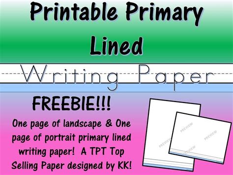 grade writing paper printable  worksheet  printable