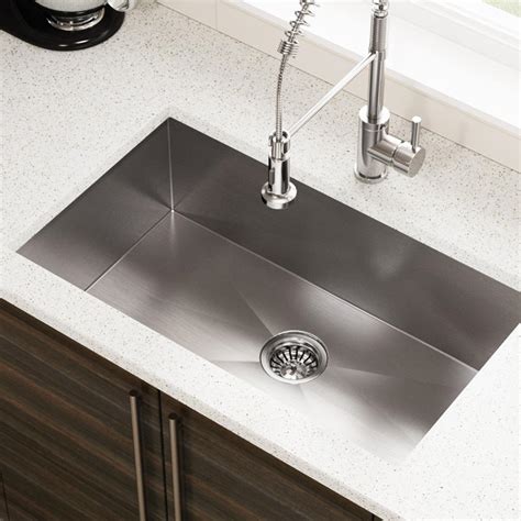 direct undermount stainless steel   single bowl kitchen sink   home depot