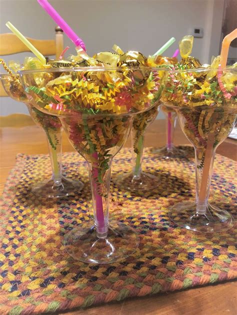 Ole Fun Margarita Glasses For Cinco De Mayo Filled With Werther S