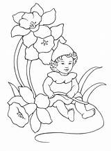 Coloring Elf Baby Colorkid Pages Fairies sketch template