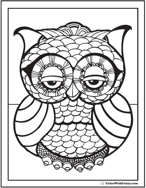 geometric coloring pages animals