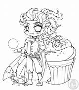 Coloring Pages Yampuff Chibi sketch template
