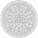 Coloring Mandala Pages Kaleidoscope Mandalas Printable Adult Color Print Colouring Adults Flowers Vegetation Sheets Everyone Printables Fine Special Kids Drawing sketch template