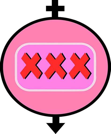 simple xxx party sex gender porn symbol cartoon vinyl decal sticker 8