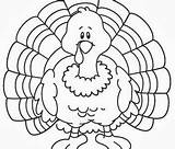 Turkey Baby Coloring Pages Thanksgiving Getcolorings Color sketch template