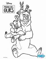 Ours Frere Oso Hermano Hellokids Colouring sketch template
