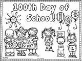 Coloring 100 School 100th Days Printables Pages Activities Teaching Celebration Smarter Am Kindergarten Freebie Writing Board 100s Math Holidays Decoration sketch template