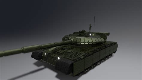 T80 Main Battle Tank Mbt Buy Royalty Free 3d Model By Gabriel