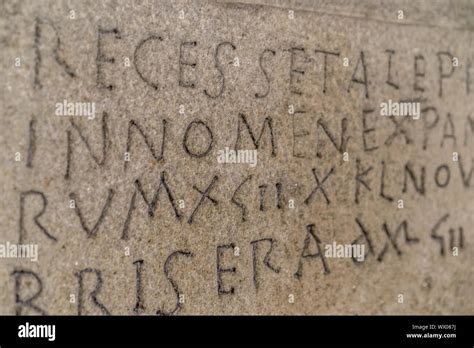script ancient writing  latin  ancient spanish carved   stone   gothic
