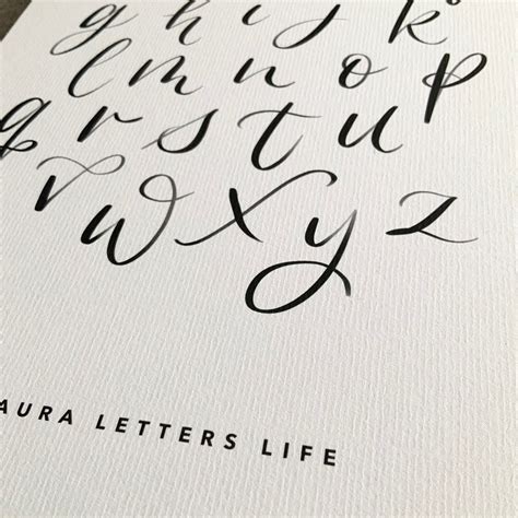 printable calligraphy letters lettering practice skillshare