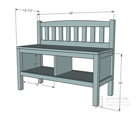 entryway storage bench plans   woodworking