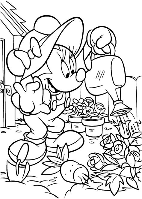 garden tools coloring page coloring home