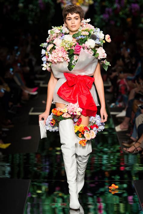 15 times flowers floated down the runway vogue