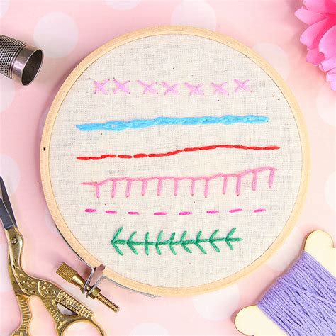 embroider embroidery basics  beginners treasurie