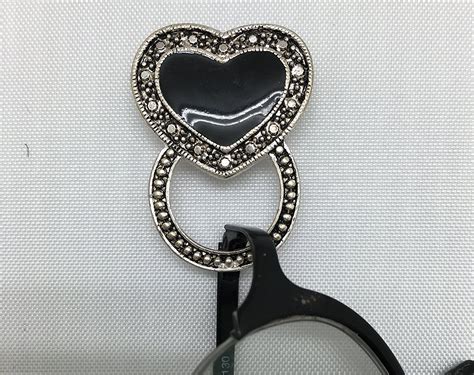 Buy Magnetic Eyeglass Holder Pin Heart Hang Your Glasses On You