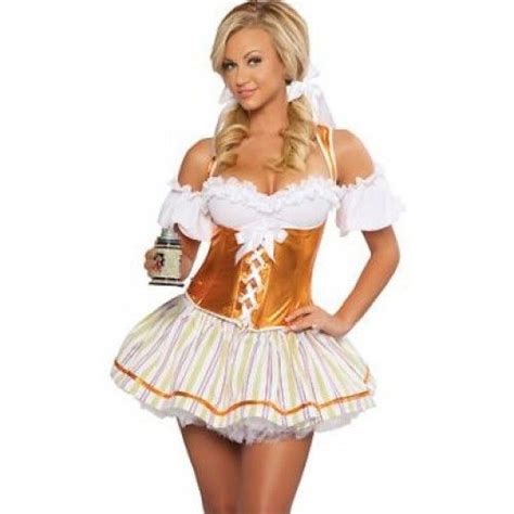 sexy oktoberfest halloween costume wench german maid women girls deutsch new costumes and