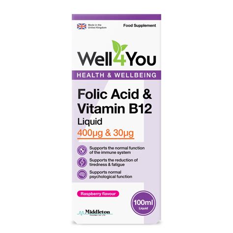 folic acid vitamin  middleton pharma