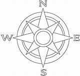 Kompass Compass Malvorlagen Malvorlage Nautical Compas sketch template