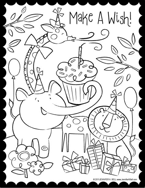 coloring page world happy birthday coloring pages portrait