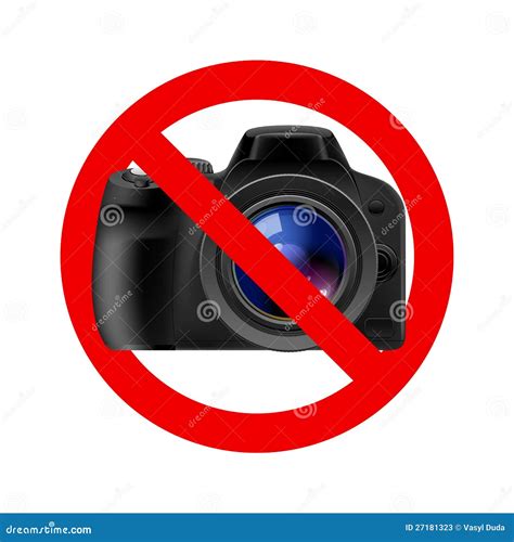 camera allowed sign stock  image